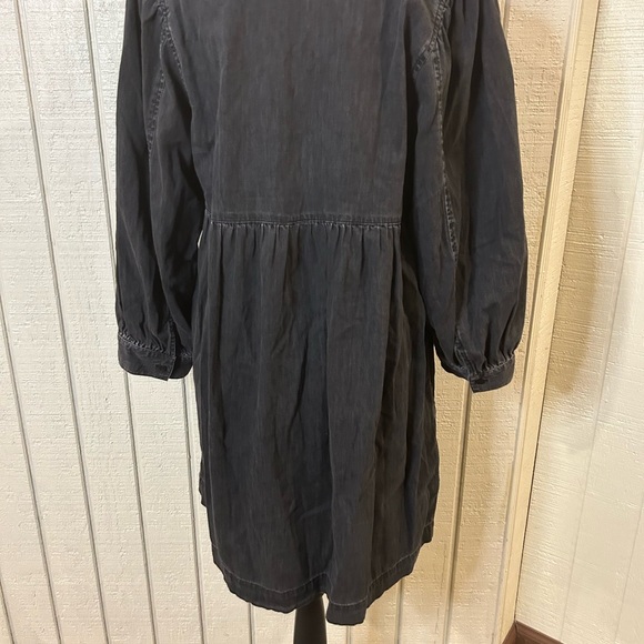 Madewell Denim Babydoll Dress, size medium. - Picture 5 of 7